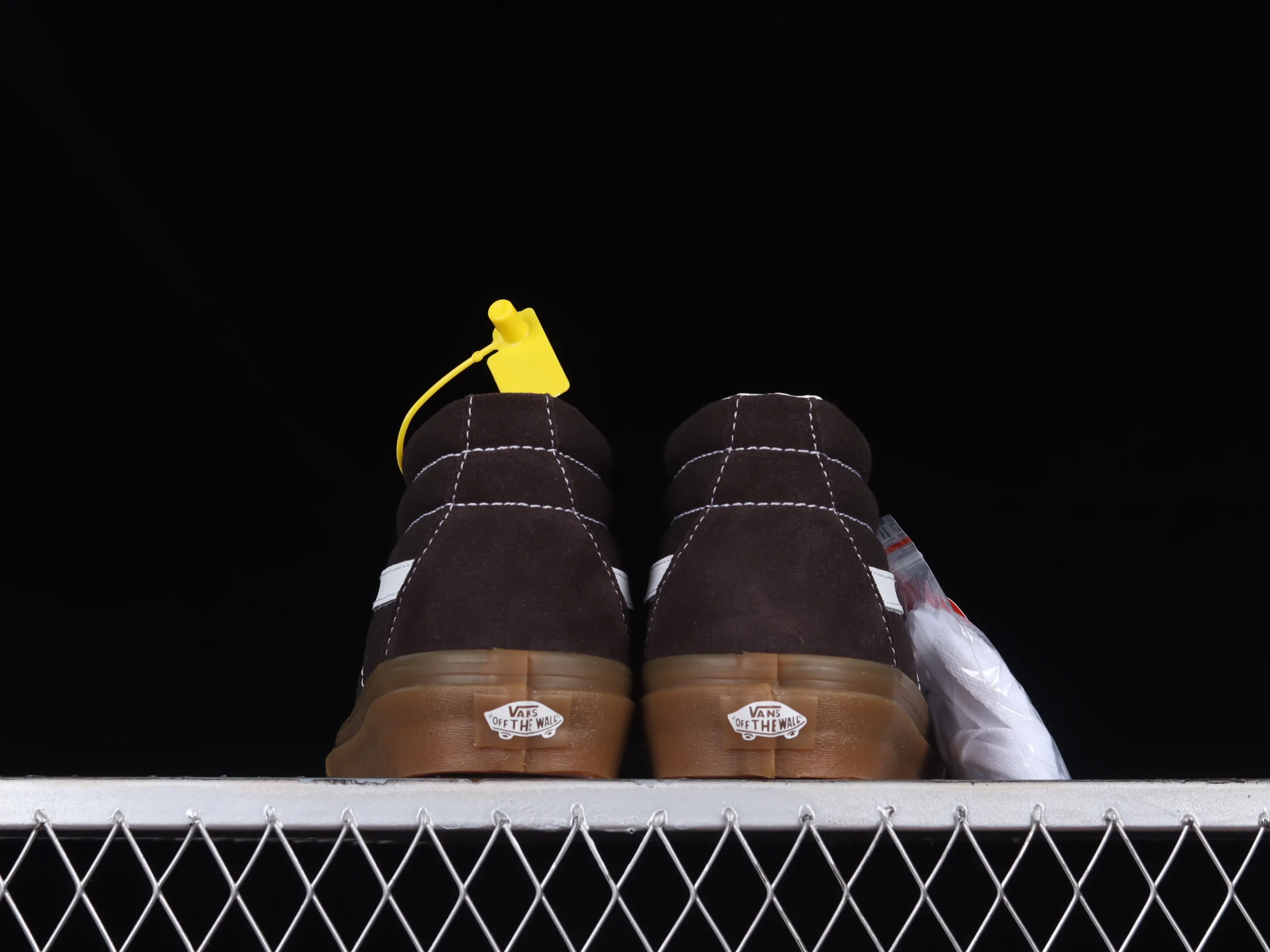 All categories Vans Vans series Vans Mid Vans China Vans SK8-Mid brown rubber retro mid-top professional skateboard shoes VN0A391FCHC